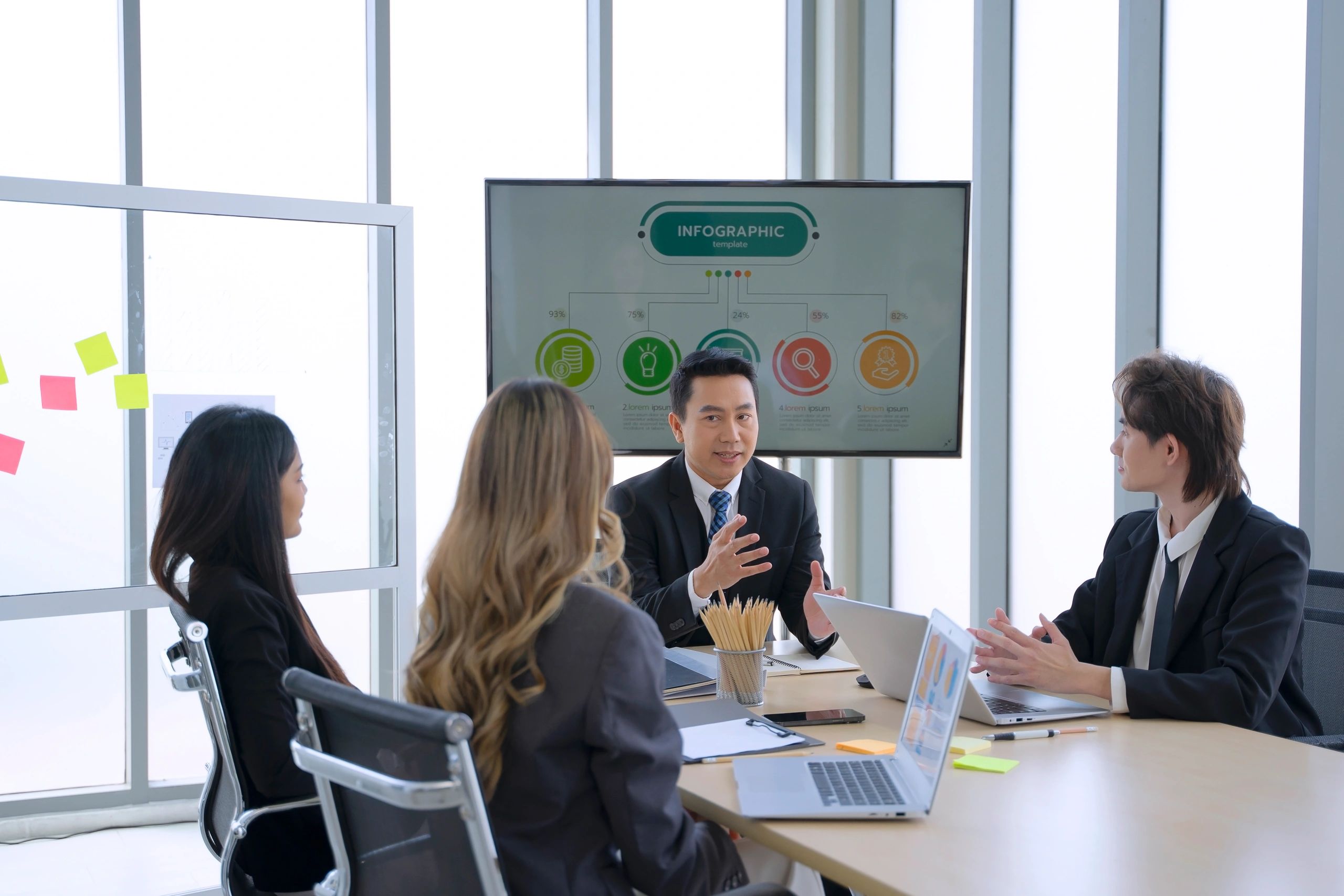 professional business meeting consulting