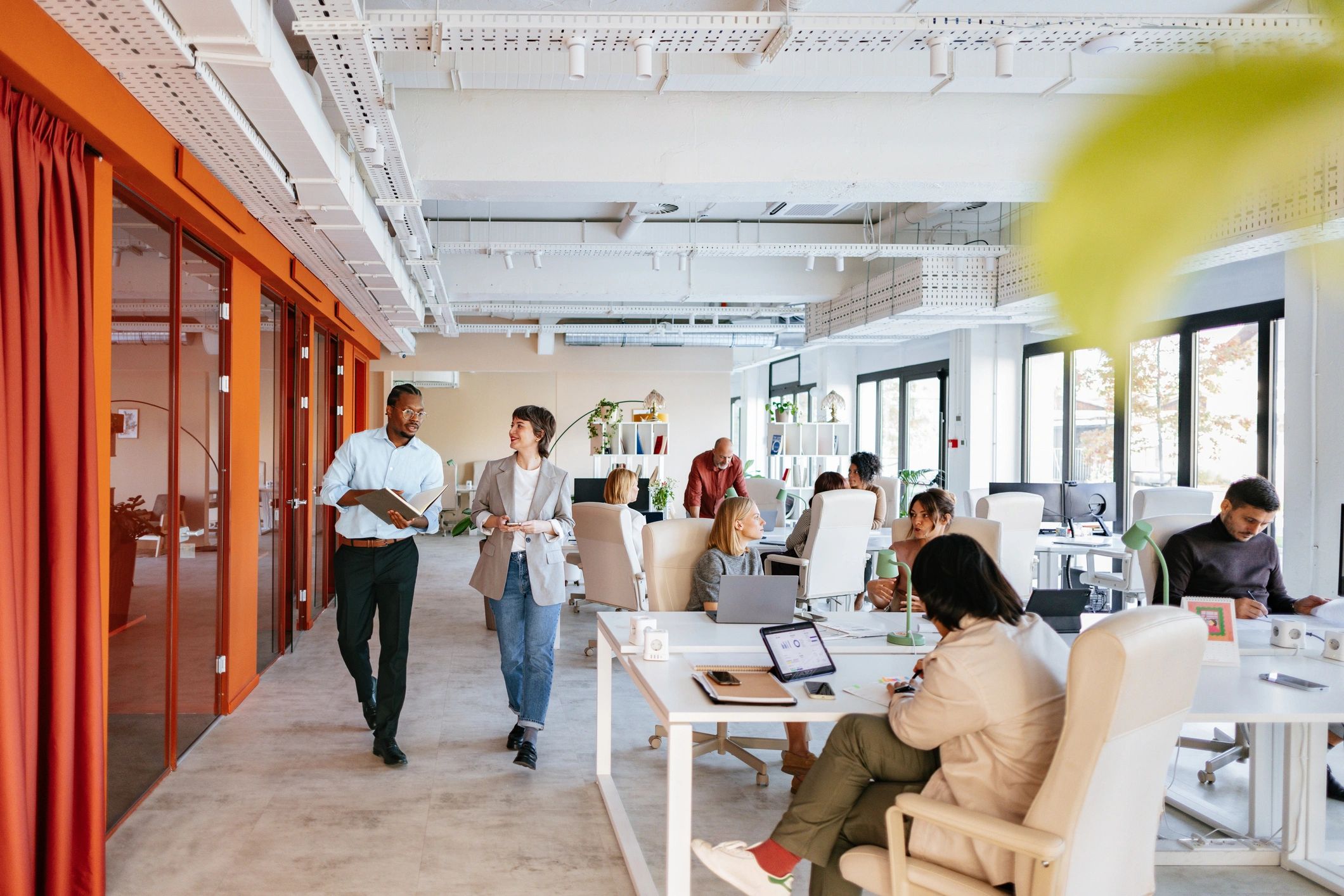 professional consulting business team modern office